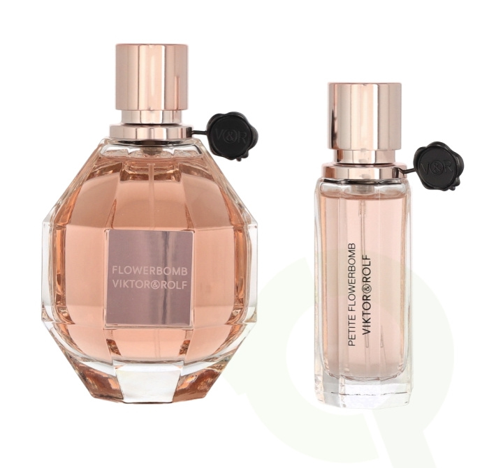 Viktor & Rolf Flowerbomb Giftset 120 ml, Edp Spray 100ml/Edp Spray 20ml i gruppen SKØNHED & HELSE / Gaveæske / Gaveæske til hende hos TP E-commerce Nordic AB (C42530)