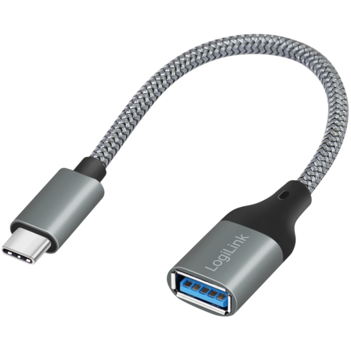 LogiLink USB-C -hane till USB-A hona OTG 15W 0,15m i gruppen COMPUTERTILBEHØR / Kabler og adaptere / USB / USB-C hos TP E-commerce Nordic AB (C44262)