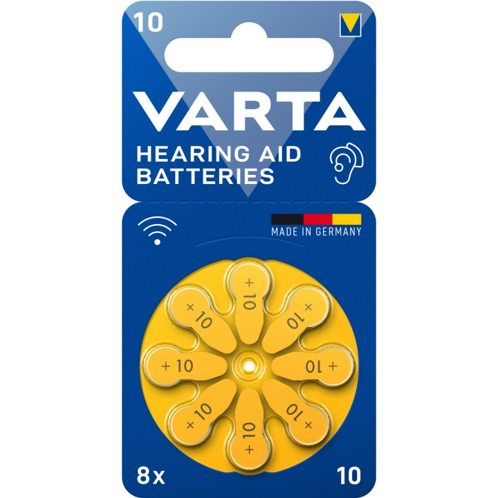 Varta Hörapparatsbatteri 10 / A10 / PR70 8-pack i gruppen HJEMMEELEKTRONIK / Batterier og opladere / Batterier / Batterier til høreapparater hos TP E-commerce Nordic AB (C44296)