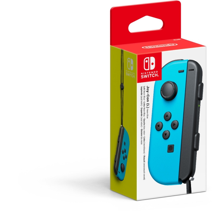 Nintendo Joy-Con L spelkontroll, blå, Switch i gruppen HJEMMEELEKTRONIK / Spilkonsoller og tilbehør / Nintendo Switch / Tilbehør hos TP E-commerce Nordic AB (C44492)