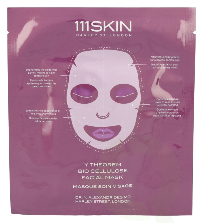 111Skin Y Theorem Bio Cellulose Facial Mask 23 ml i gruppen SKØNHED & HELSE / Hudpleje / Ansigt / Masker hos TP E-commerce Nordic AB (C45726)