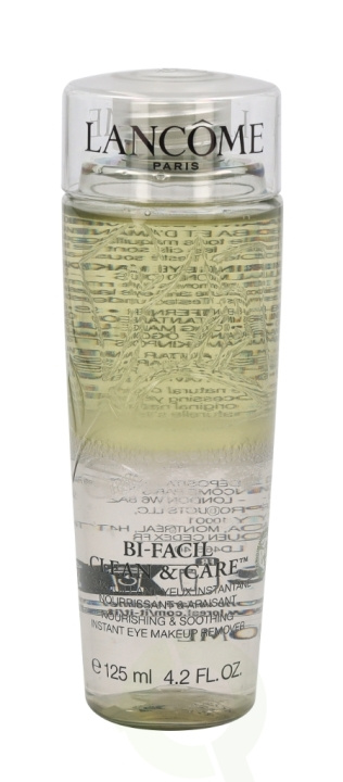 Lancome Bi-Facial Clean & Care Eye Make-Up Remover 125 ml i gruppen SKØNHED & HELSE / Makeup / Makeup fjerner hos TP E-commerce Nordic AB (C46379)