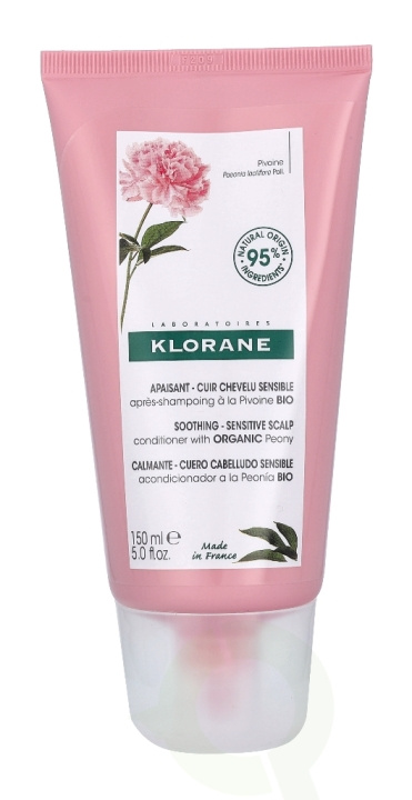 Klorane Gel Conditioner With Peony 150 ml Sensitive And Irritated Scalp i gruppen SKØNHED & HELSE / Hår og styling / Hårpleje / Balsam hos TP E-commerce Nordic AB (C46608)