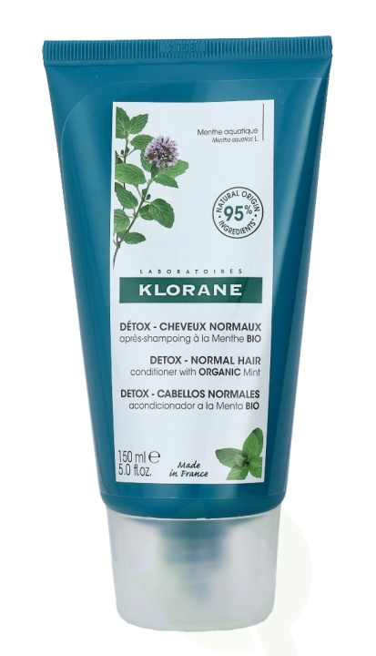 Klorane Anti-Pollution Conditioner With Aquatic Mint 150 ml Detox-Normal Hair i gruppen SKØNHED & HELSE / Hår og styling / Hårpleje / Balsam hos TP E-commerce Nordic AB (C46610)