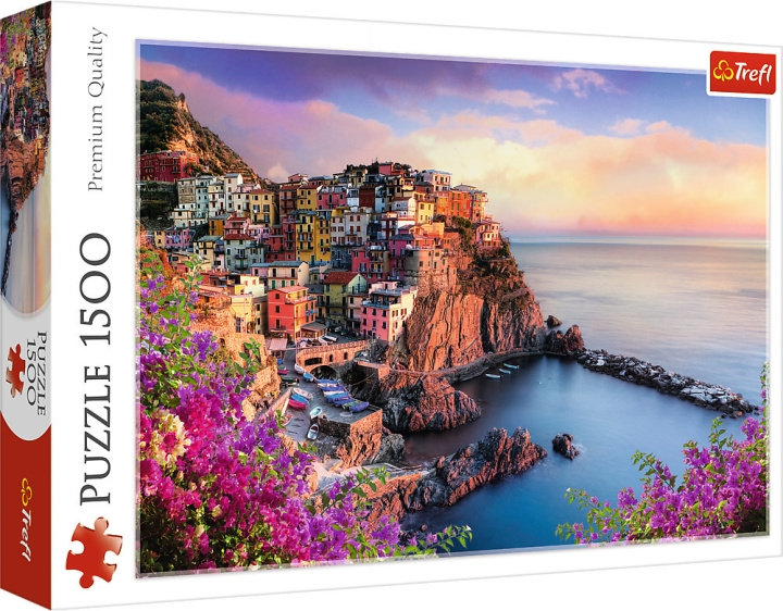 TREFL Manarola pussel, 1500 bitar i gruppen SPORT, FRITID & HOBBY / Hobby / Puslespil hos TP E-commerce Nordic AB (C46775)