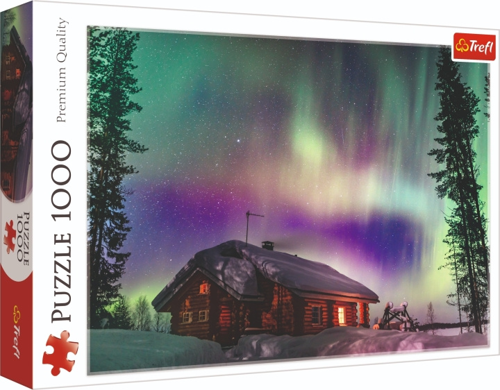 TREFL Polar lights in Finland pussel, 1000 bitar i gruppen SPORT, FRITID & HOBBY / Hobby / Puslespil hos TP E-commerce Nordic AB (C46842)