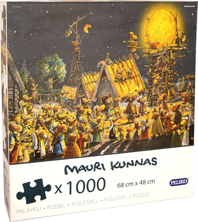 Mauri Kunnas Forging the Sun-pussel, 1000 bitar i gruppen LEGETØJ, BØRN & BABY / Legetøj / Puslespil hos TP E-commerce Nordic AB (C46894)