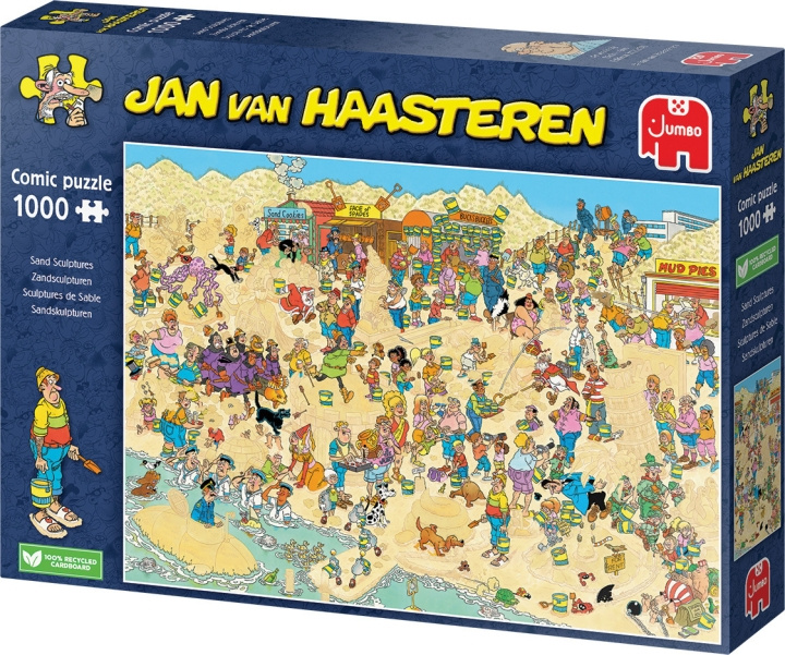 Jan Van Haasteren, Sandskulpturer pussel, 1000 bitar i gruppen LEGETØJ, BØRN & BABY / Legetøj / børns puslespil hos TP E-commerce Nordic AB (C46987)