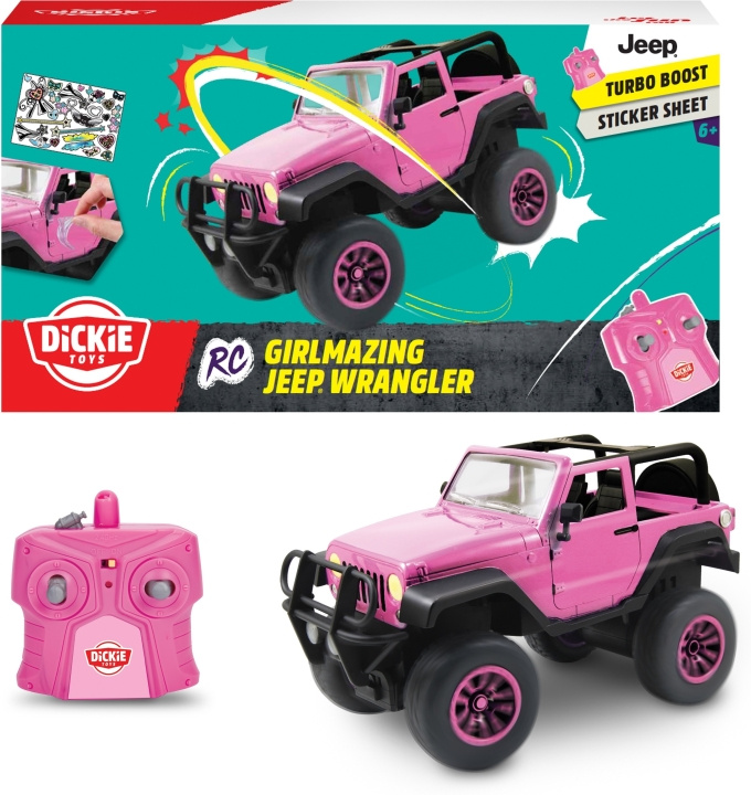 Dickie RC Jeep Wrangler RC SUV i gruppen LEGETØJ, BØRN & BABY / Legetøj / Legetøjsbiler hos TP E-commerce Nordic AB (C47195)