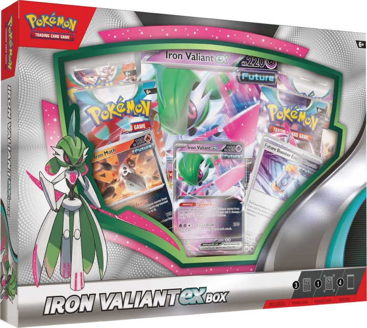 POKEMON TCG: Iron Valiant ex Box i gruppen LEGETØJ, BØRN & BABY / Legetøj / Legetøj hos TP E-commerce Nordic AB (C47310)