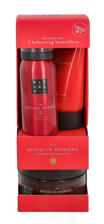 Rituals Ayurveda Set 245 ml Foaming Shower Gel 50ml/Body Cream 70ml/Body Scrub 125gr i gruppen SKØNHED & HELSE / Hudpleje / Kropspleje / Body lotion hos TP E-commerce Nordic AB (C47426)