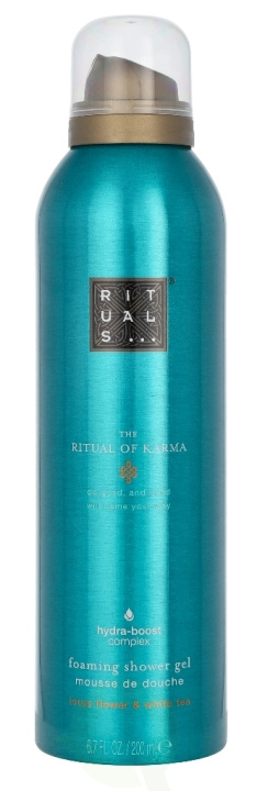 Rituals Karma Shower Foam Full Of Kindness 200 ml Holy Lotus & Organic White Tea i gruppen SKØNHED & HELSE / Hudpleje / Kropspleje / Bad & brusecreme hos TP E-commerce Nordic AB (C47469)