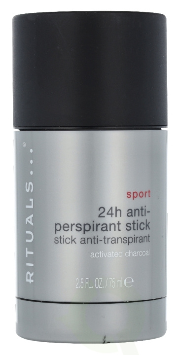 Rituals Sport 24H Anti-perspirant Stick 75 ml Activated Charcoal i gruppen SKØNHED & HELSE / Duft & Parfume / Deodorant / Deo for ham hos TP E-commerce Nordic AB (C47611)