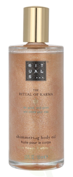 Rituals Karma Shimmering Body Oil 100 ml Lotus Flower & White Tea i gruppen SKØNHED & HELSE / Hudpleje / Kropspleje / Body lotion hos TP E-commerce Nordic AB (C47630)