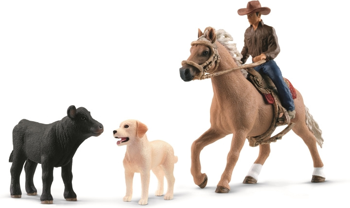 Schleich Farm World 42578 - Westernrittsäventyr i gruppen LEGETØJ, BØRN & BABY / Legetøj / Figurer, miniaturer og tilbehør hos TP E-commerce Nordic AB (C47846)