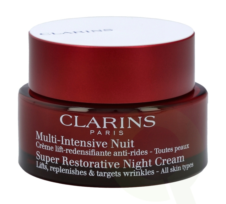 Clarins Super Restorative Night Cream 50 ml All Skin Types i gruppen SKØNHED & HELSE / Hudpleje / Ansigt / Ansigtscreme hos TP E-commerce Nordic AB (C48813)