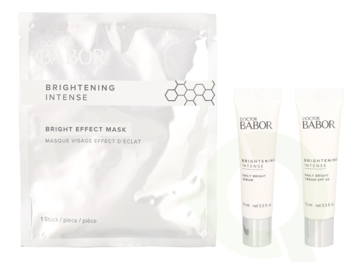 Babor Brightening Intense Try Me Set 30 ml Cream SPF20 15ml/Serum 15ml/Effect Mask i gruppen SKØNHED & HELSE / Gaveæske / Gaveæske til hende hos TP E-commerce Nordic AB (C49149)