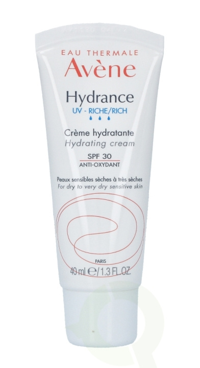 Avene Hydrance Optimale Rich Hydrating Perf SPF30 40 ml i gruppen SKØNHED & HELSE / Hudpleje / Ansigt / Dagcreme hos TP E-commerce Nordic AB (C49260)