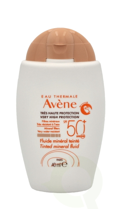 Avene Mineral Tinted Fluid SPF50+ 40 ml For Sensitive Skin i gruppen SKØNHED & HELSE / Hudpleje / Tanning / Solbeskyttelse hos TP E-commerce Nordic AB (C49263)