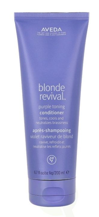 Aveda Blonde Revival Purple Toning Conditioner 200 ml i gruppen SKØNHED & HELSE / Hår og styling / Hårpleje / Balsam hos TP E-commerce Nordic AB (C49322)