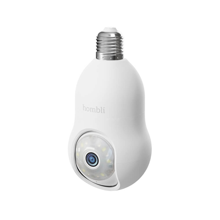 Hombli Smart Bulb Kamera Hvid i gruppen HJEM, HUS & HAVE / Alarm, Sikkerhed & Overvågning / Overvågningskameraer / Digital (netværk) / Indendørs kameraer hos TP E-commerce Nordic AB (C49410)