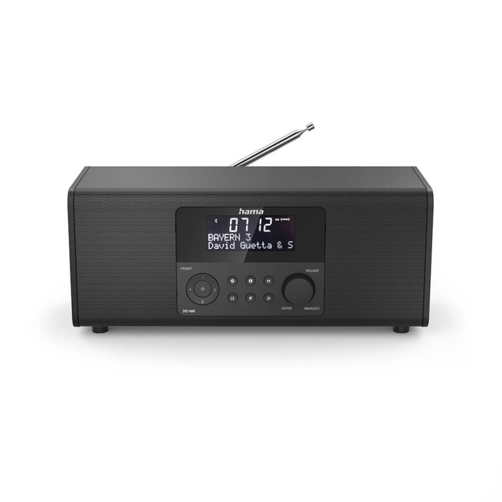 Hama Radio FM/DAB/DAB+ DR1400 Sort i gruppen HJEMMEELEKTRONIK / Lyd & billede / Hjemmebiograf, HiFi & Bærbar / Radio og vækkeure / Radio hos TP E-commerce Nordic AB (C49442)