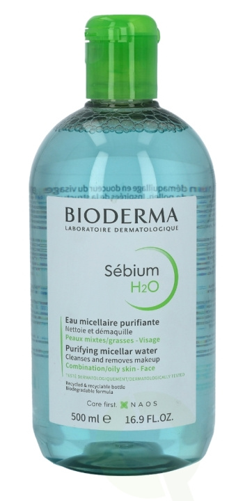 Bioderma Sebium H2O 500 ml i gruppen SKØNHED & HELSE / Hudpleje / Ansigt / Rengøring hos TP E-commerce Nordic AB (C49576)