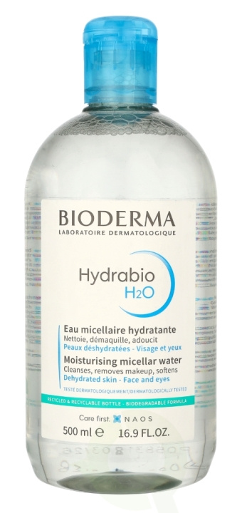 Bioderma Hydrabio H2O 500 ml i gruppen SKØNHED & HELSE / Hudpleje / Ansigt / Rengøring hos TP E-commerce Nordic AB (C49578)