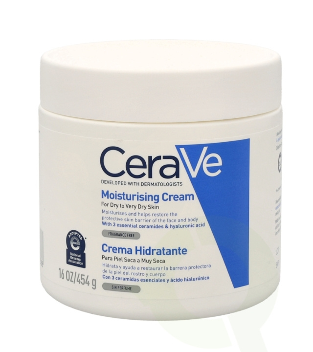 Cerave Moisturising Cream 454 ml For Dry To Very Dry Skin i gruppen SKØNHED & HELSE / Hudpleje / Kropspleje / Body lotion hos TP E-commerce Nordic AB (C49614)