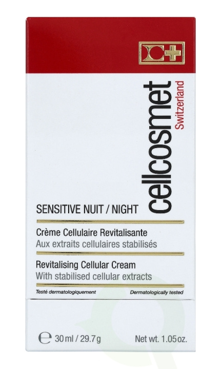 Cellcosmet Sensitive Night Cream 30 ml i gruppen SKØNHED & HELSE / Hudpleje / Ansigt / Ansigtscreme hos TP E-commerce Nordic AB (C49762)