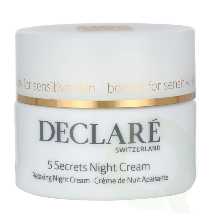 Declare Stressbalance 5 Secrets Night Cream 50 ml i gruppen SKØNHED & HELSE / Hudpleje / Ansigt / Ansigtscreme hos TP E-commerce Nordic AB (C50425)