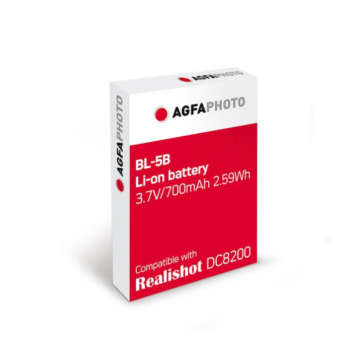 Agfa Batteri DC8200 ABL5B i gruppen HJEMMEELEKTRONIK / Foto og video / Fotografi udstyr / Andet hos TP E-commerce Nordic AB (C50638)