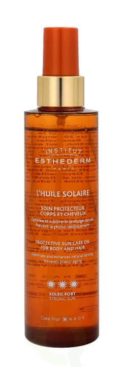 Esthederm Protective Sun Care Oil - Strong 150 ml For Body And Hair i gruppen SKØNHED & HELSE / Hudpleje / Tanning / Solbeskyttelse hos TP E-commerce Nordic AB (C50909)