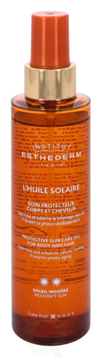 Esthederm Protective Sun Care Oil - Moderate 150 ml i gruppen SKØNHED & HELSE / Hudpleje / Tanning / Solbeskyttelse hos TP E-commerce Nordic AB (C50910)