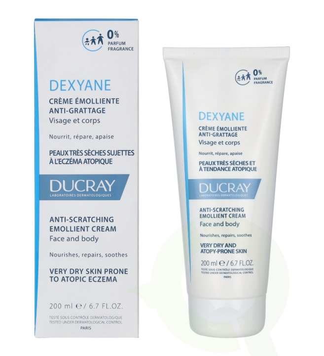 Ducray Dexyane Anti-Scratching Emolient Cream 200 ml i gruppen SKØNHED & HELSE / Hudpleje / Kropspleje / Body lotion hos TP E-commerce Nordic AB (C51348)