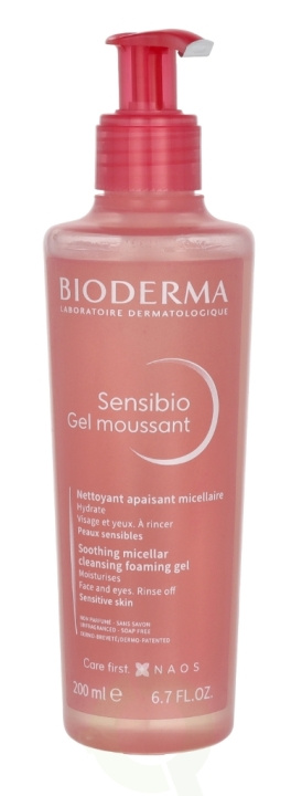 Bioderma Sensibio Gel Moussant 200 ml i gruppen SKØNHED & HELSE / Hudpleje / Ansigt / Rengøring hos TP E-commerce Nordic AB (C51365)