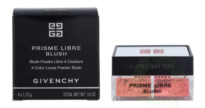 Givenchy Prisme Libre Blush 4.48 gr #03 Voile Corail i gruppen SKØNHED & HELSE / Makeup / Makeup ansigt / Rouge / Bronzer hos TP E-commerce Nordic AB (C51727)