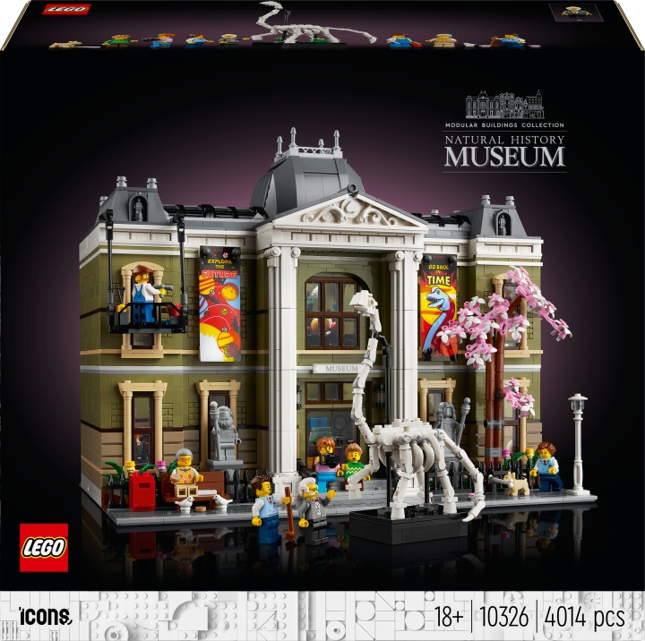 LEGO Icons 10326 - Natural History Museum i gruppen LEGETØJ, BØRN & BABY / Legetøj / Bygge legesager / Lego hos TP E-commerce Nordic AB (C52128)