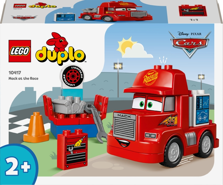 LEGO DUPLO Disney 10417 - Mack at the Race i gruppen LEGETØJ, BØRN & BABY / Legetøj / Bygge legesager / Lego hos TP E-commerce Nordic AB (C52138)