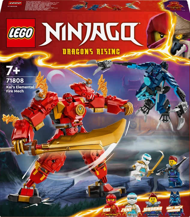 LEGO Ninjago 71808 - Kai\'s Elemental Fire Mech i gruppen LEGETØJ, BØRN & BABY / Legetøj / Bygge legesager / Lego hos TP E-commerce Nordic AB (C52161)