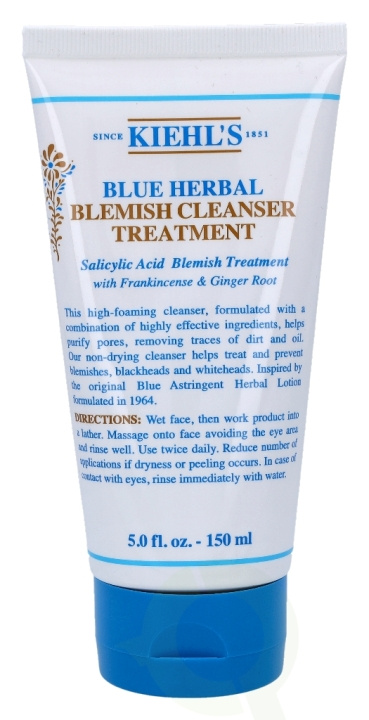 Kiehls Kiehl\'s Blue Herbal Gel Cleanser 150 ml i gruppen SKØNHED & HELSE / Hudpleje / Ansigt / Rengøring hos TP E-commerce Nordic AB (C52475)