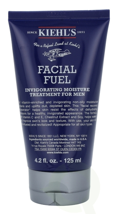 Kiehls Kiehl\'s Men Facial Fuel Energizing Moisture Treatment 125 ml For All Skin Types i gruppen SKØNHED & HELSE / Hudpleje / Ansigt / Ansigtscreme hos TP E-commerce Nordic AB (C52484)