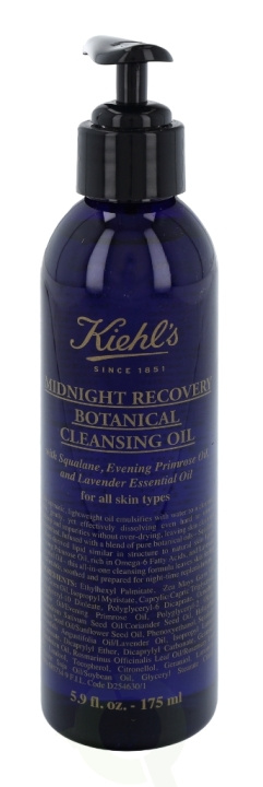 Kiehls Kiehl\'s Midnight Recovery Botanical Cleansing Oil 175 ml For All Skin Types i gruppen SKØNHED & HELSE / Hudpleje / Ansigt / Rengøring hos TP E-commerce Nordic AB (C52488)