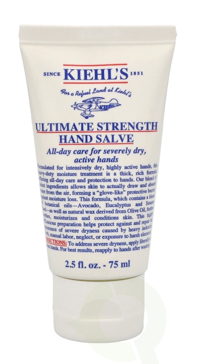 Kiehls Kiehl\'s Ultimate Strength Hand Salve 75 ml All-Day Café For Severely Dry , Active Hand i gruppen SKØNHED & HELSE / Manicure / pedicure / Håndcreme hos TP E-commerce Nordic AB (C52496)