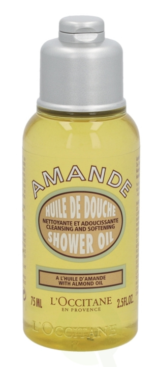 L\'Occitane Almond Shower Oil 75 ml Cleansing And Softening i gruppen SKØNHED & HELSE / Hudpleje / Kropspleje / Bad & brusecreme hos TP E-commerce Nordic AB (C52554)