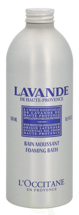 L\'Occitane Lavende Foaming Bath 500 ml With Protected Designation Of Origin Lavender Essential Oil From Haute-Provence i gruppen SKØNHED & HELSE / Hudpleje / Kropspleje / Bad & brusecreme hos TP E-commerce Nordic AB (C52580)