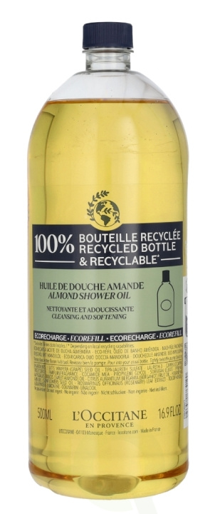 L\'Occitane Almond Shower Oil - Refill 500 ml i gruppen SKØNHED & HELSE / Hudpleje / Kropspleje / Bad & brusecreme hos TP E-commerce Nordic AB (C52598)