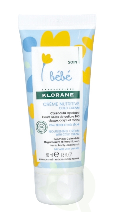 Klorane Bebe Nutritive Cream - Cold Cream 40 ml i gruppen LEGETØJ, BØRN & BABY / Pleje, sundhed og hygiejne / Pleje & hygiejne hos TP E-commerce Nordic AB (C52648)