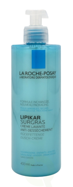 La Roche-Posay La Roche Lipikar Surgras Concentrated Shower-Cream 400 ml Anti-Dryness i gruppen SKØNHED & HELSE / Hudpleje / Kropspleje / Bad & brusecreme hos TP E-commerce Nordic AB (C52888)