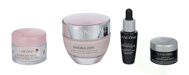 Lancome Hydra Zen Anti-Stress Moisturizing Cream Set 80 ml Cream 50ml/Night Cream 15ml/Eye Cream 5ml/Serum 10ml i gruppen SKØNHED & HELSE / Gaveæske / Gaveæske til hende hos TP E-commerce Nordic AB (C52996)